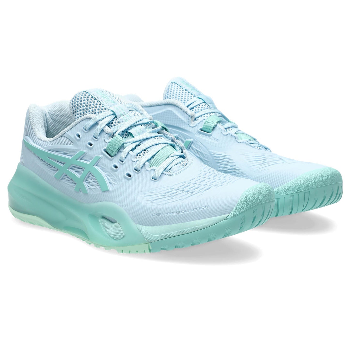 Asics Gel-Resolution X Women's - Light Blue/Oasis Green