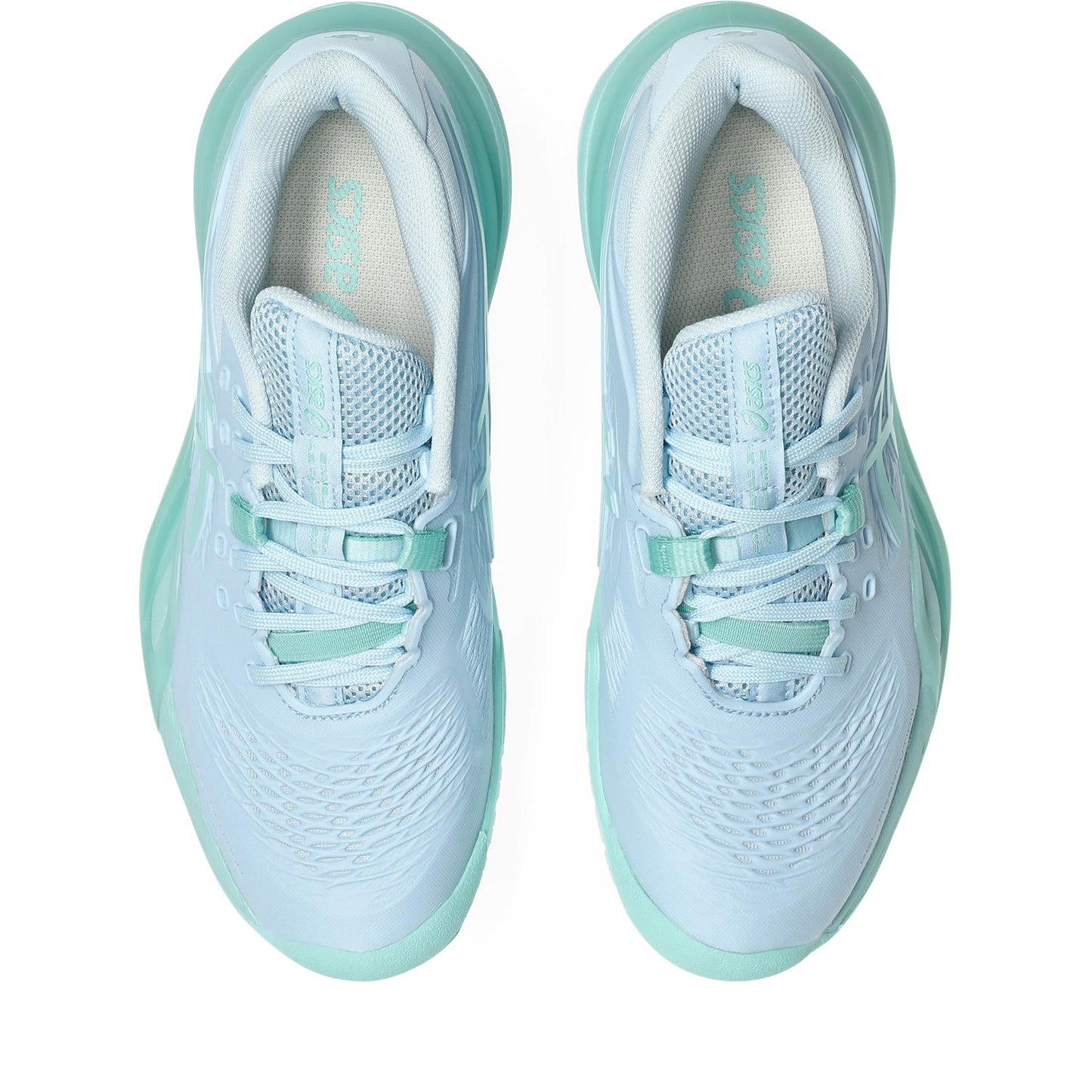 Asics Gel-Resolution X Women's - Light Blue/Oasis Green