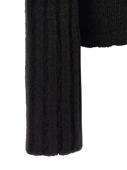 Rick Owens Cashmere and Silk Sweater — Black