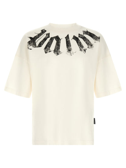Palm Angels Logo-Print Cotton T-shirt — White