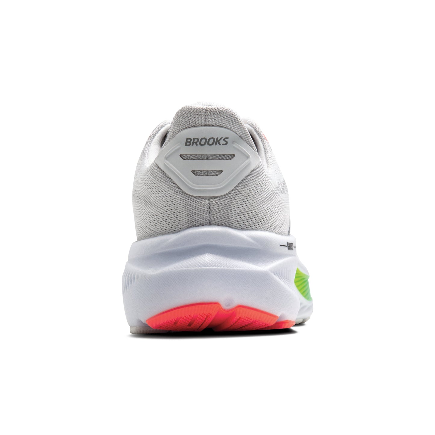 Brooks Ghost 17 Men's- White/Pink Clay/Gecko