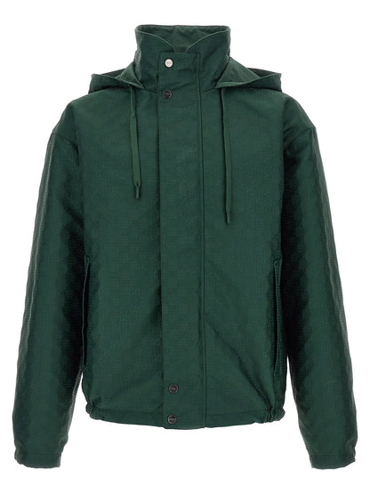 Gucci Reversible Cotton Shell Jacket — Green