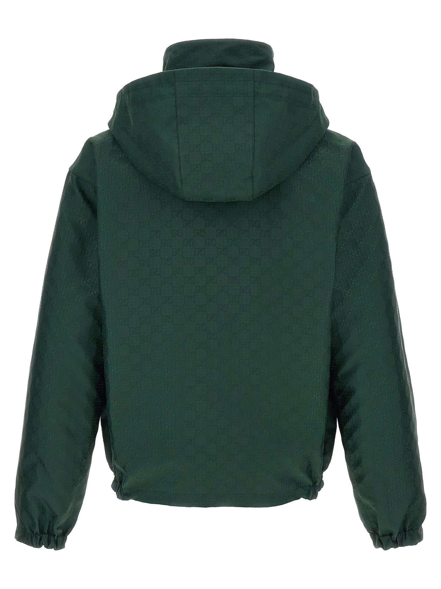 Gucci Reversible Cotton Shell Jacket — Green