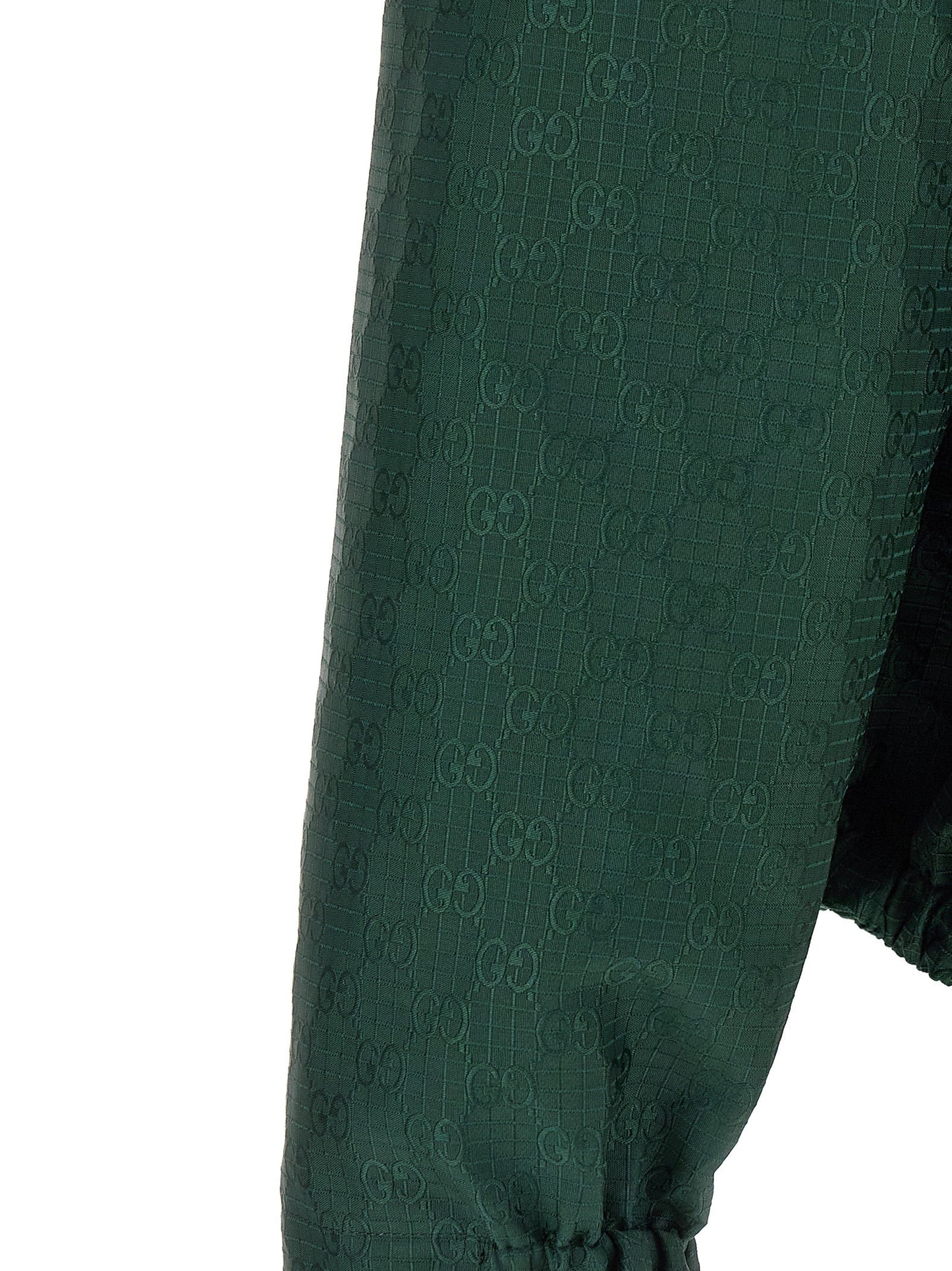 Gucci Reversible Cotton Shell Jacket — Green