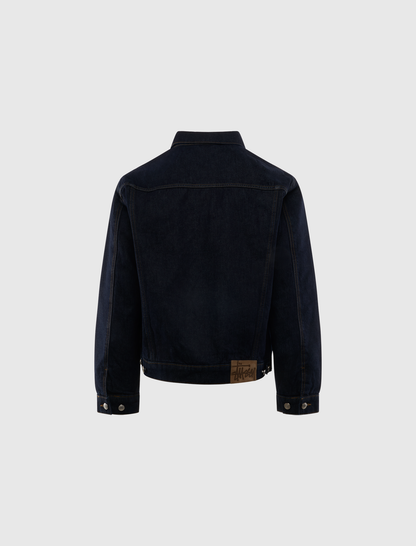 LINED DENIM TRUCKER JACKET