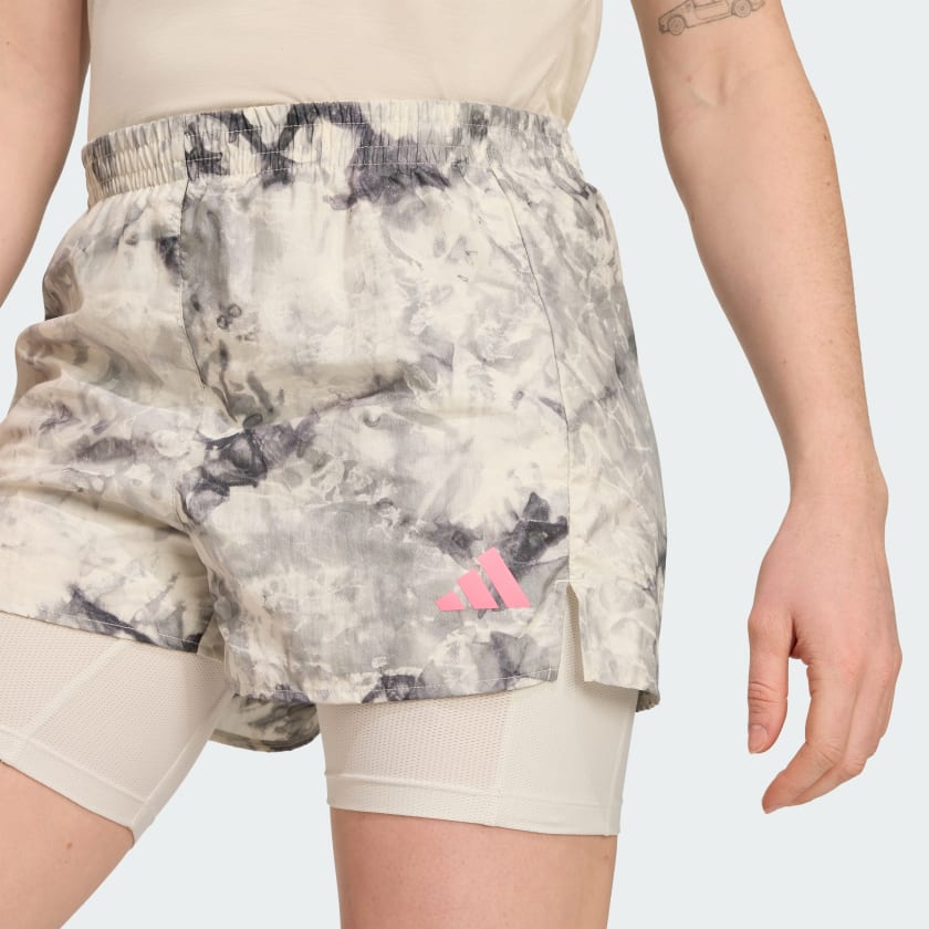 Women's adidas Own The Run Spray Dye 2-In-1 Short
