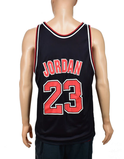 Michael Jordan Chicago Bulls Reversible Champion Jersey Size 44