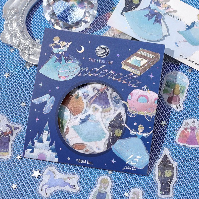 BGM Flake Sticker - Foil Stamping - Fairy Tale