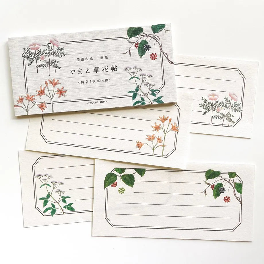 Cozyca - Shikanone - Notepad - Yamato Flower Book - Horizontal Ruled