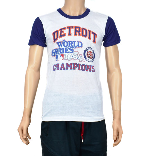 Detroit Tigers 1984 World Series Champion OG Ringer Tee Shirt
