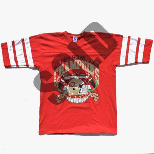 Logo 7 San Francisco 49ers 1988 Super Bowl XXIII Champions Shirt