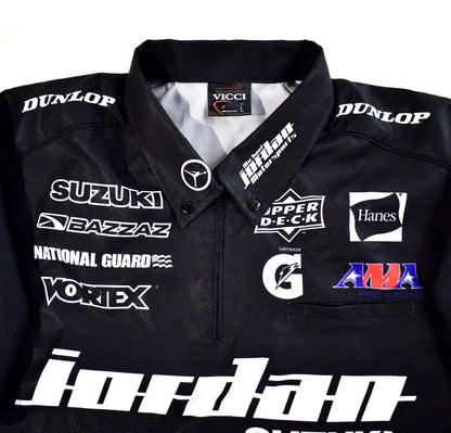 Air Jordan Motorcycle Team Authentic Vicci Pit Crew Shirt, Size Large