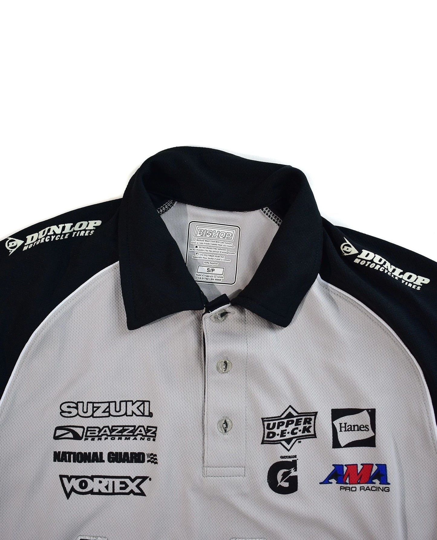 Jordan Motorcycle Team Authentic Bishop Pit Crew Shirt, Size Small