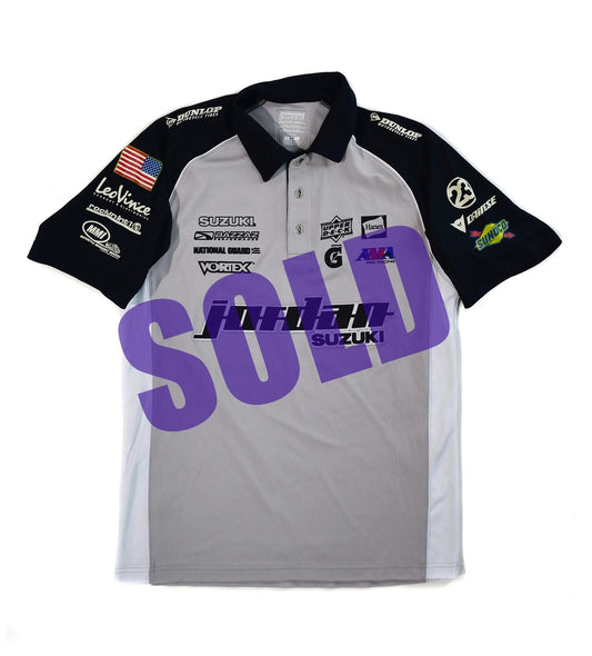 Jordan Motorcycle Team Authentic Bishop Pit Crew Shirt, Size Small