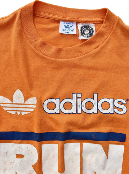 1/1 Adidas Run DMC "My Adidas" White/Blue Tag Made in USA T-Shirt, Size XL