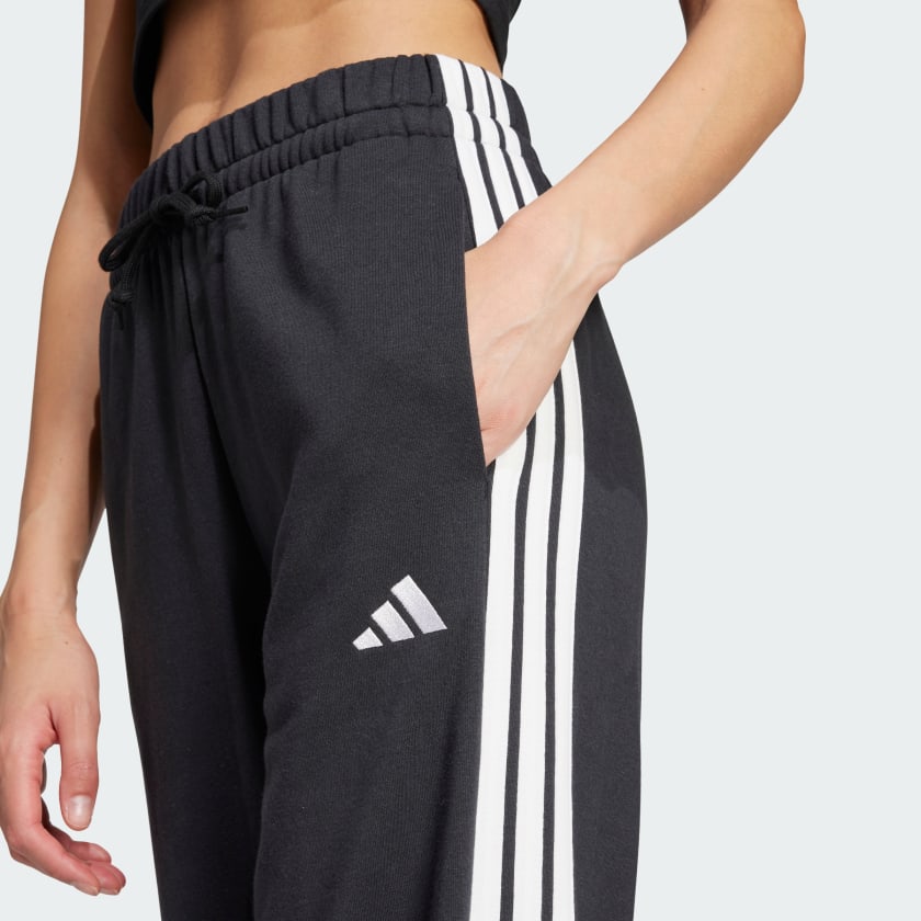 Women's adidas Essentials 3-Stripes Open Hem French Terry Pants