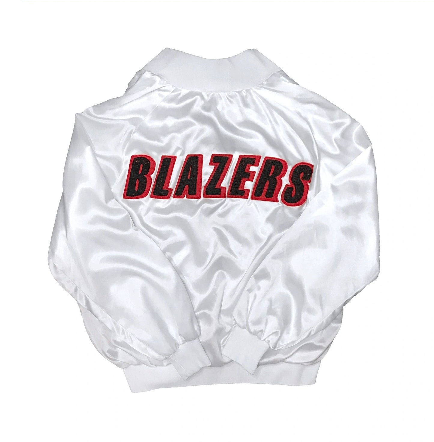 1/1 Portland Trailblazers Satin Chain Stitched Custom Jacket Size XXL