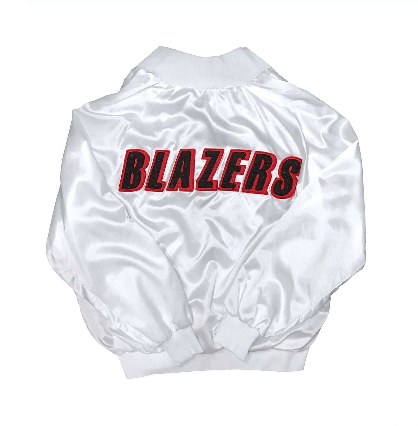 1/1 Portland Trailblazers Satin Chain Stitched Custom Jacket Size XXL