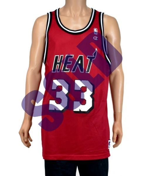 Alonzo Mourning Miami Heat Champion Jersey Sz. 52