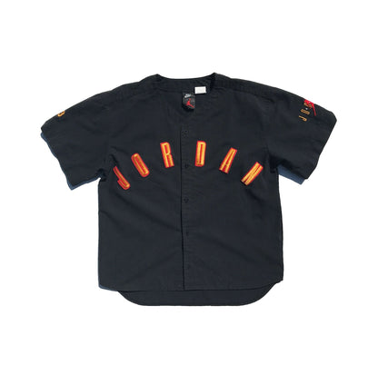 Nike Air Jordan 6 7 1992 Embroidered Baseball Jersey Youth Size Large