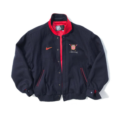 Nike 1992 U.S.A. Rowing Original Letterman Jacket Size XL