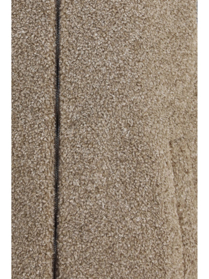Herno Quilted Polyester Vest — Beige