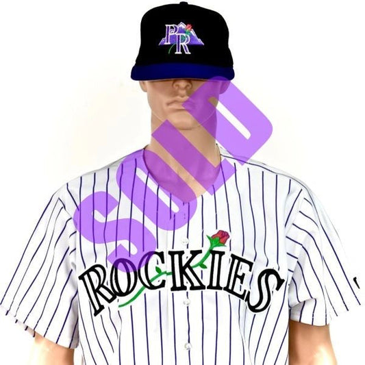 Late 90s Portland Rockies Authentic Game Jersey