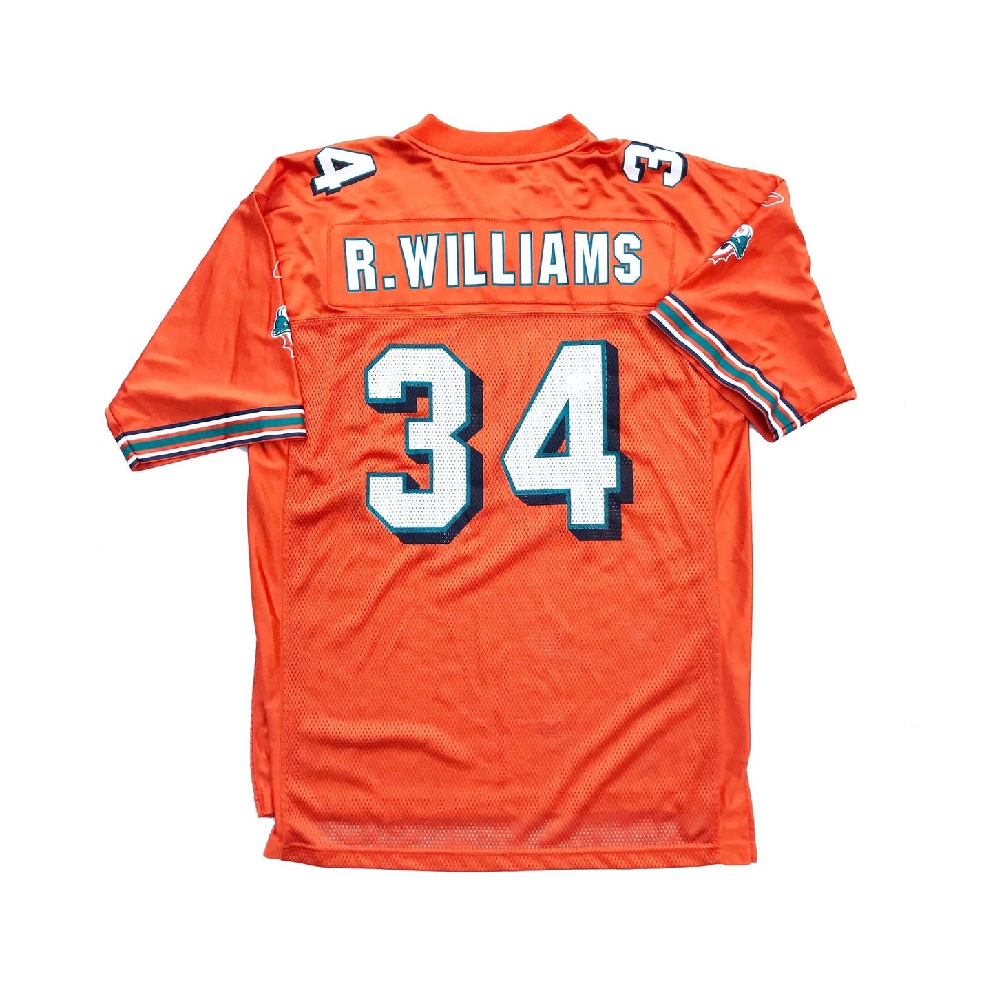 Miami Dolphins Ricky Williams Reebok Football Jersey Size Large