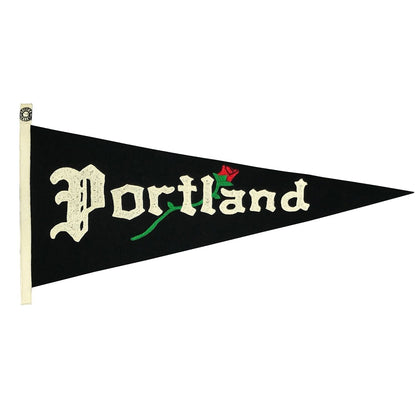 1/1 Portland "Rose" Custom Chain Stitched Wool Pennant