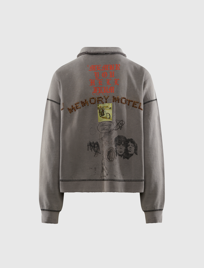 SORRY 'BOUT THAT 1/4 ZIP CREWNECK