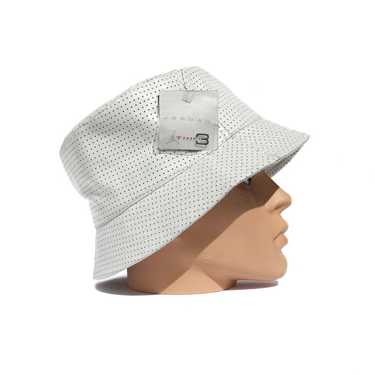 Nike Air Jordan 12 XII Rising Sun Perf'd Leather Bucket Hat Two3 Sample