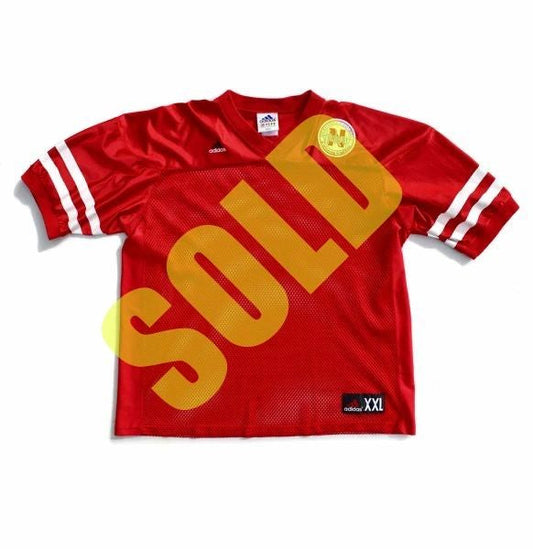 Blank Nebraska Cornhuskers Adidas Authentic Game Cut Jersey Size XXL