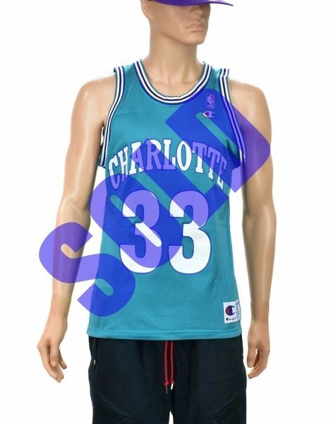 Alonzo Mourning Charlotte Hornets Champion Jersey Size Size 40