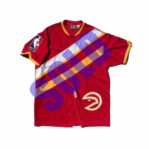 1987 Atlanta Hawks Authentic NBA Warm-Up Shirt