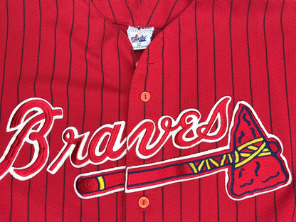 Atlanta Braves Pinstriped Majestic Sewn Jersey