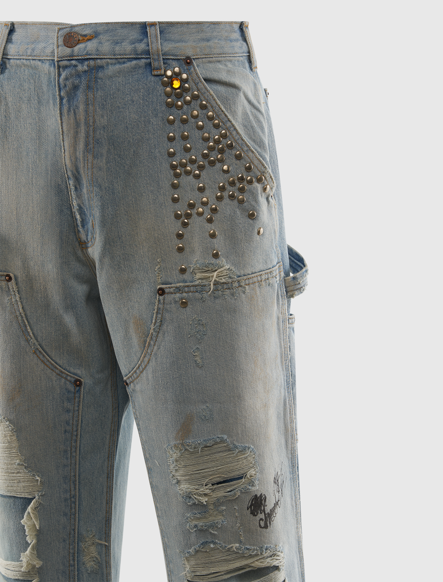 BUSTED DBL KNEE JEAN