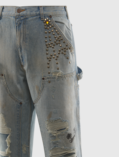 BUSTED DBL KNEE JEAN
