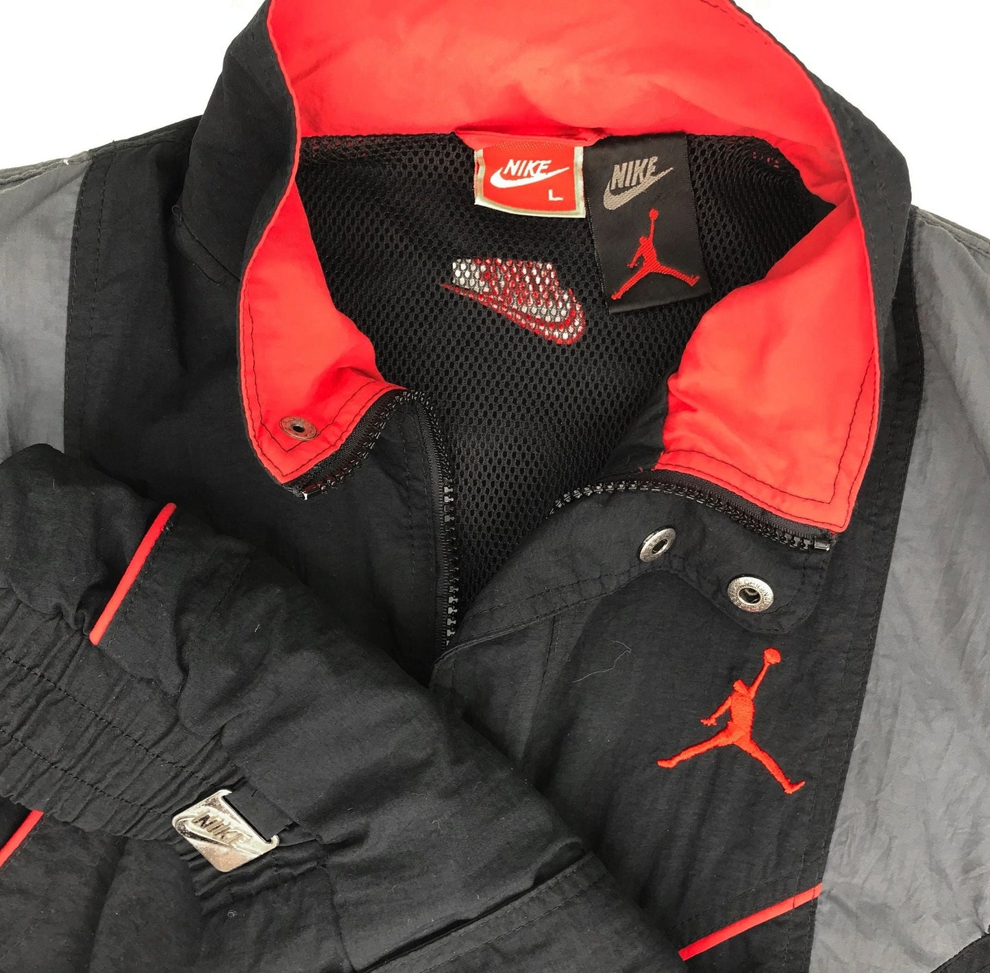 Nike Air Jordan 6 VI 1991 Infrared RARE Sample Suit Jacket + Pants