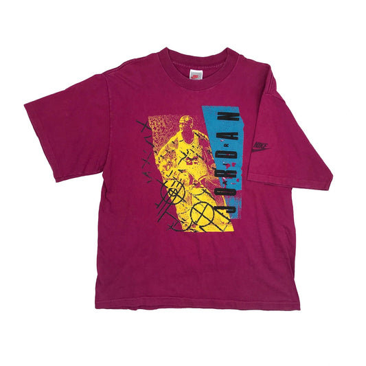 Nike Air Jordan 6 VI 1991 Gray Tag Carmine Graphic T-Shirt