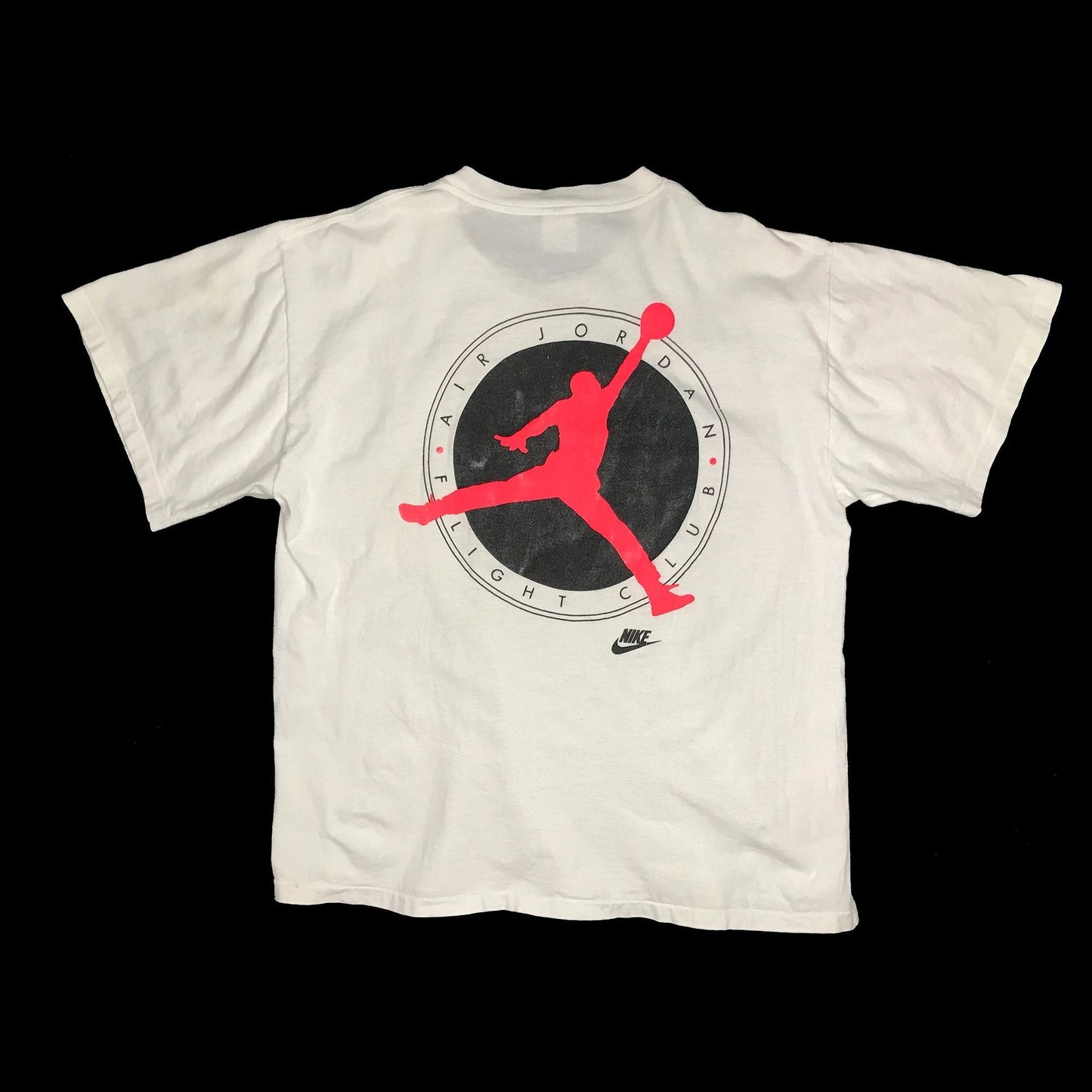 Nike Air Jordan 6 VI 1991 Original Gray Tag "Flight Club" Members T-Shirt