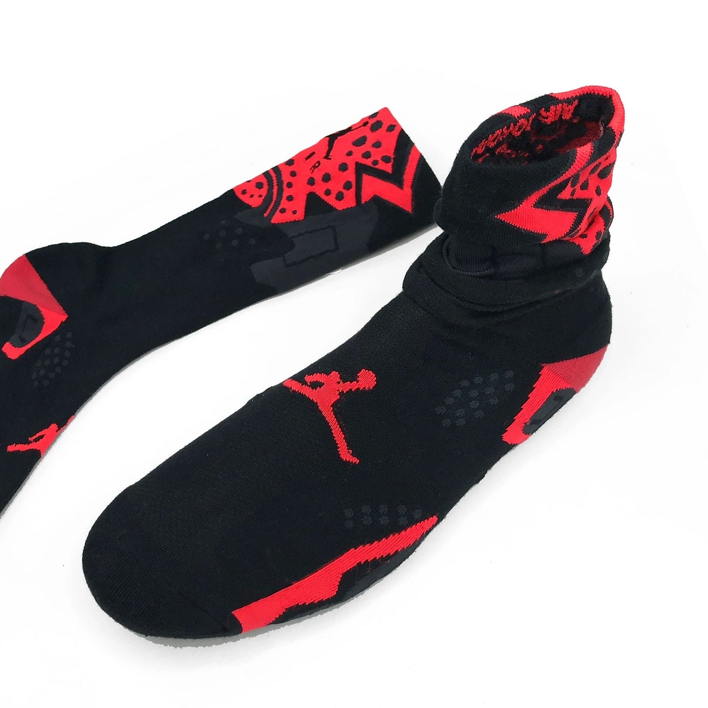 Nike Air Jordan 6 VI Retro Infrared Shoe Graphic SAMPLE Socks NEW