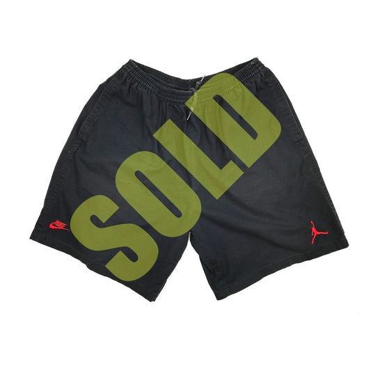 Nike Air Jordan 6 VI 1991 Original Black/Red Lifestyle Shorts