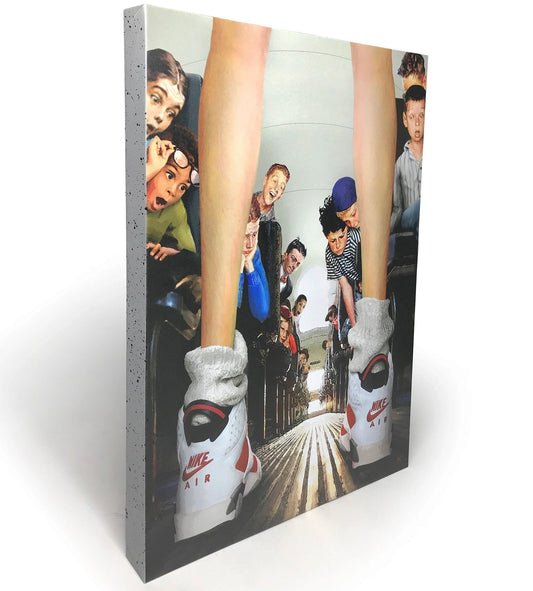 Nike Air Jordan 6 VI "School Memories" Canvas Artwork