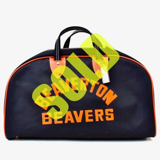Beaverton Beavers 1980s High School Issue Gym Bag
