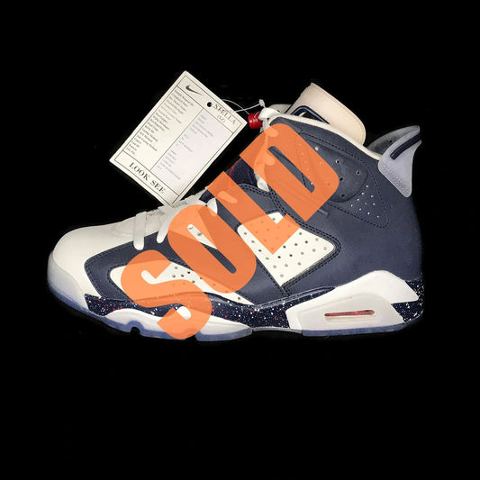 Nike Air Jordan 6 VI Retro Sample USA Soccer 3M Display Shoe Size 9