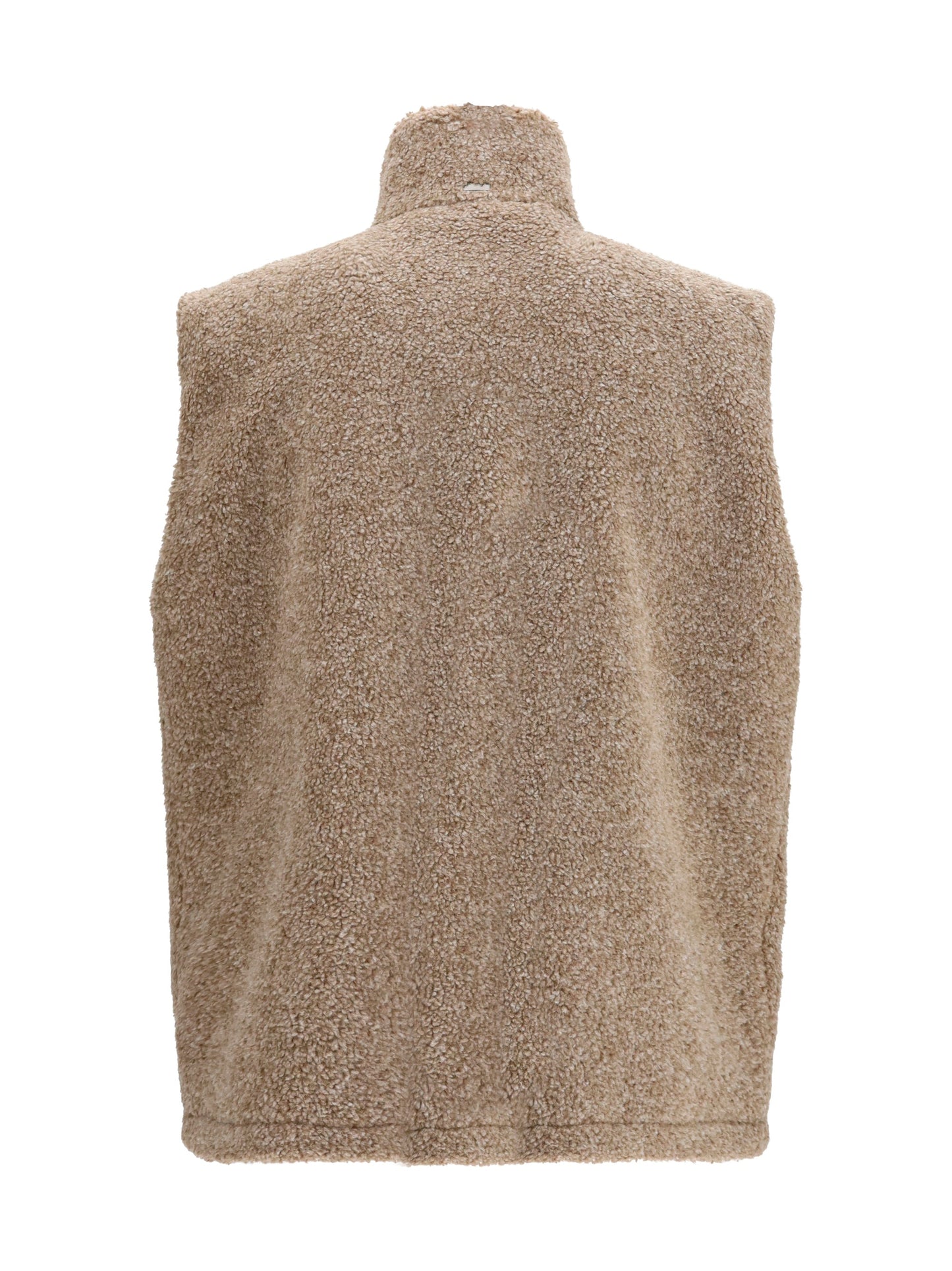 Herno Quilted Polyester Vest — Beige