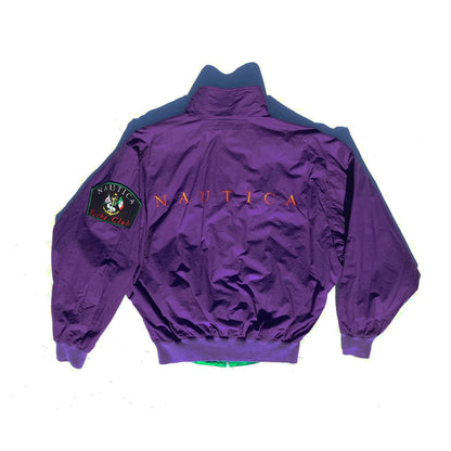 Nautica Yacht Club Sailing 90's Reversible Jacket