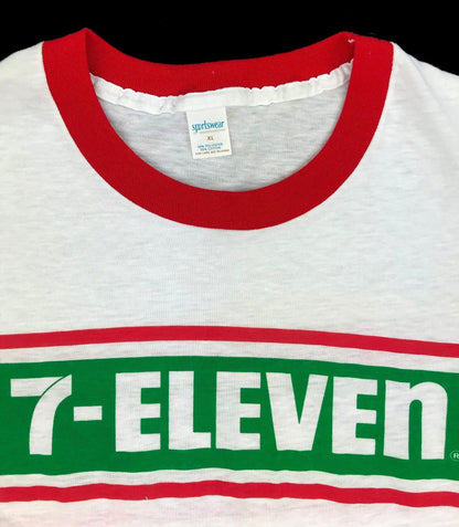 7 Eleven Color Block Original 80's T-shirt NEW XL