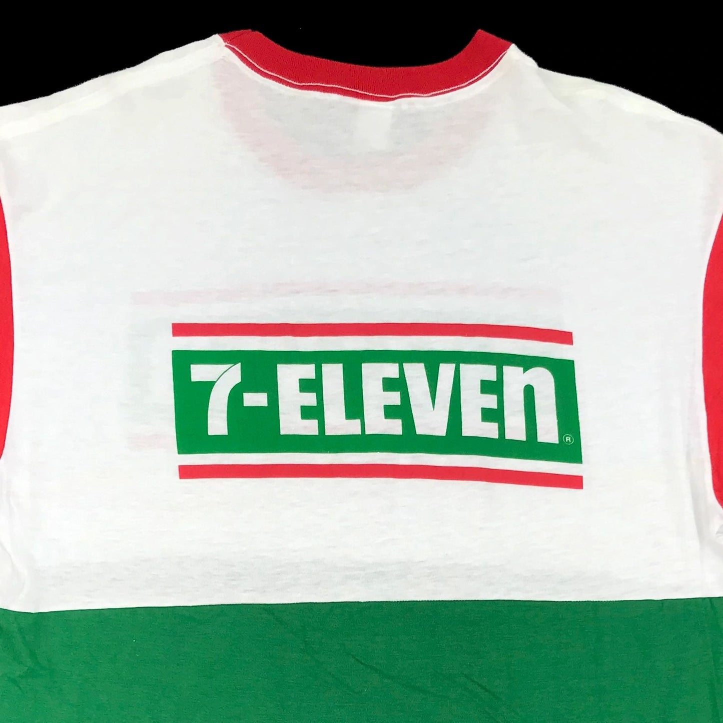 7 Eleven Color Block Original 80's T-shirt NEW XL