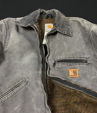 Carhartt Gravel Gray Faded Detroit Work Jacket Size Small